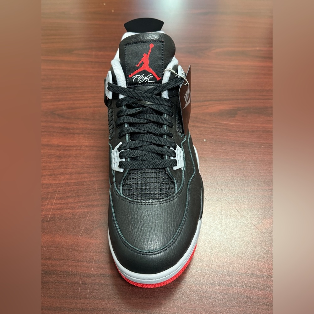 Air Jordan 4 IV Retro Reimagined “BRED” NIKE Brand New Men’s Size 13 FV5029-006 - Picture 5 of 11